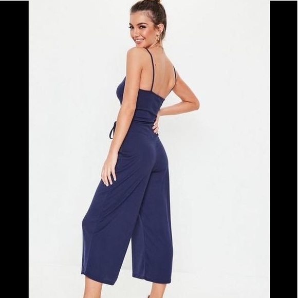 MISSGUIDED Rib Cami Culotte Jumpsuit - Picture 2 of 5